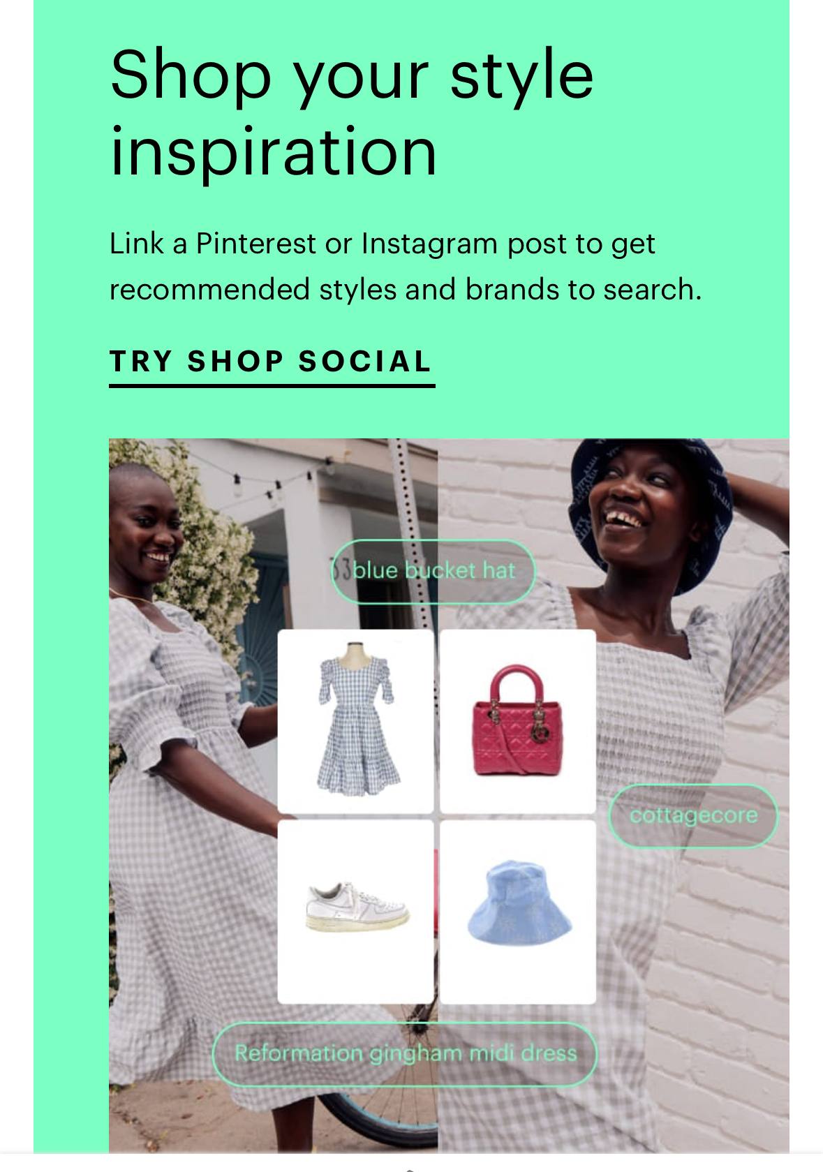 shop social feature