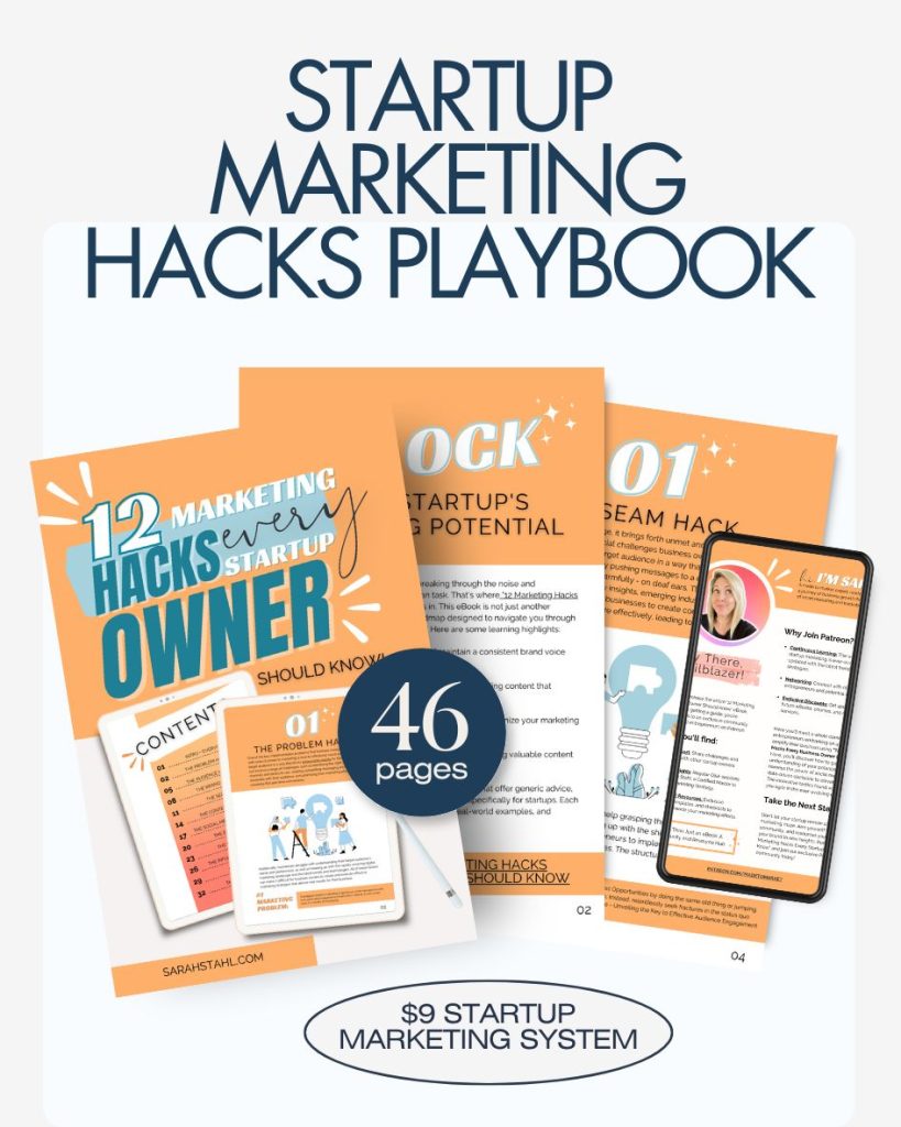 startup marketing hacks playbook